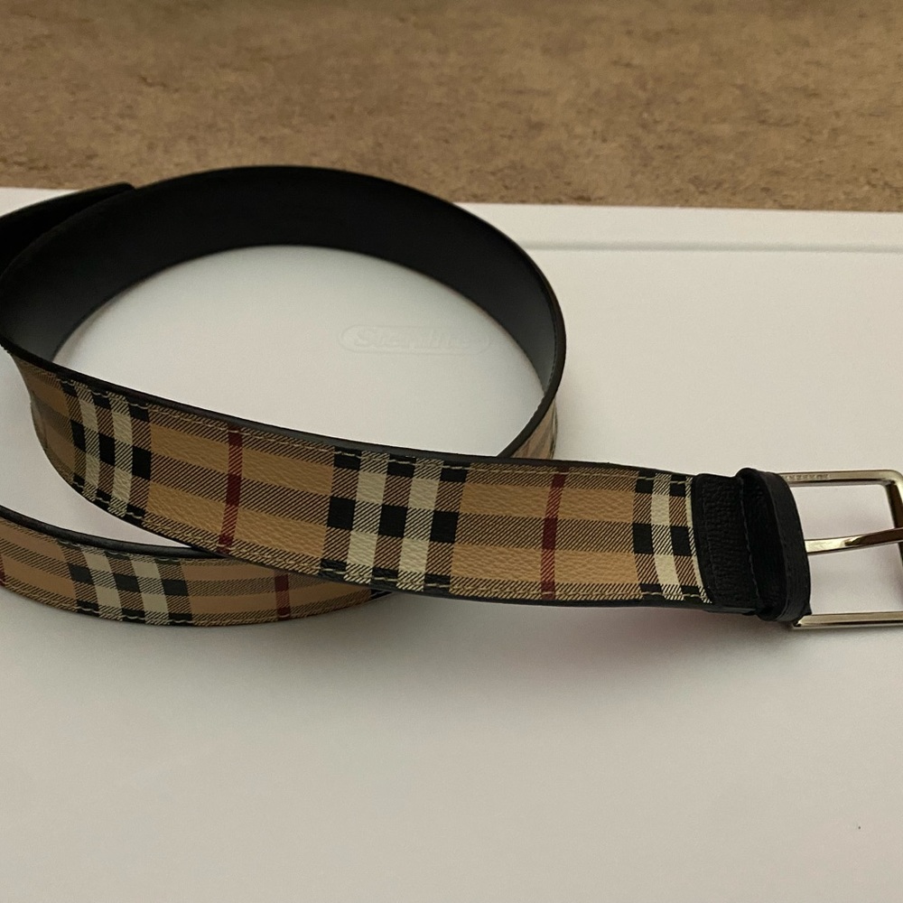 Burberry Nova Check Belt Unisex